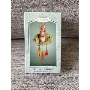 Hallmark Keepsake Spring Ornament Outdoor Dining Nature's Sketchbook 2003